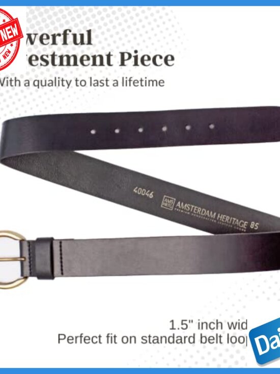 Genuine Leather Belt for Women Size M Perfect Fit for Jeans and Dresses main image 4